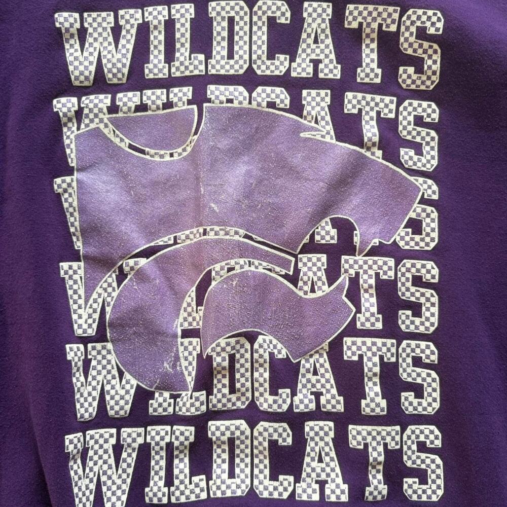 Vintage purple and white Kansas State University sweater